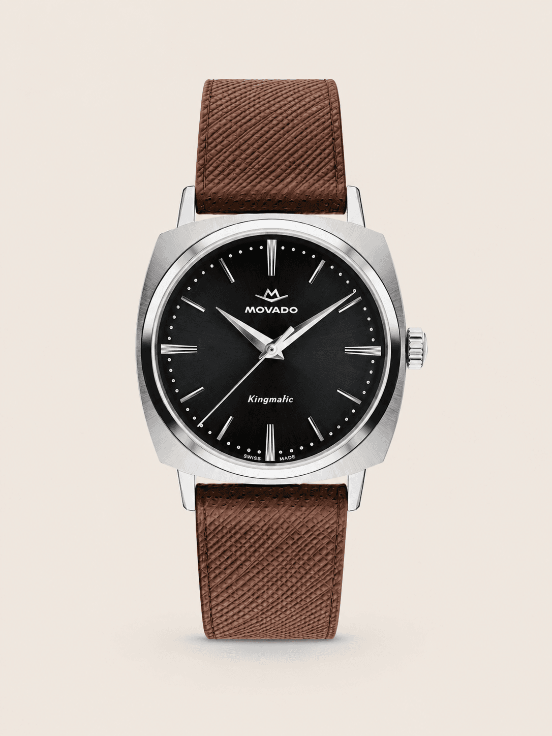 Movado Heritage Kingmatic — Brown Leather