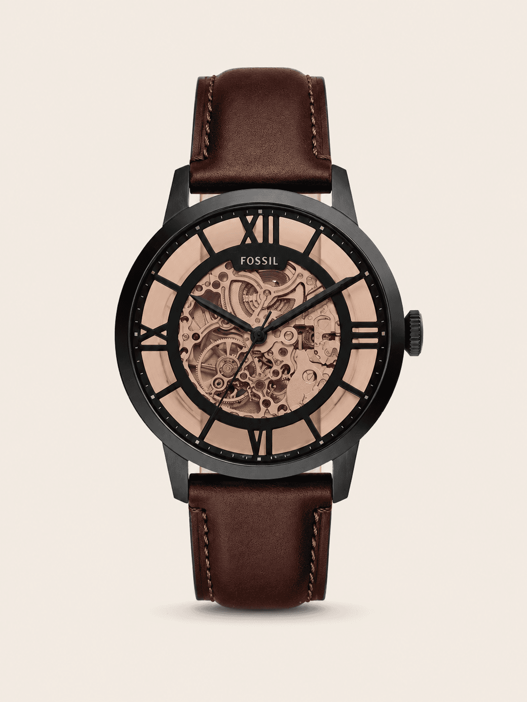 Townsman Automatic Dark Brown Leather